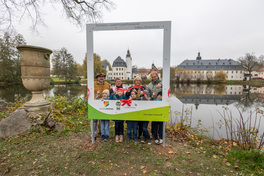 Museumsdirektor Dr. Jürgen Knauss, Ortsvorsteherin Ulrike Voigt, Erste Beigeordnete Angelika Hölzel und Oberbürgermeister André Raphael. 